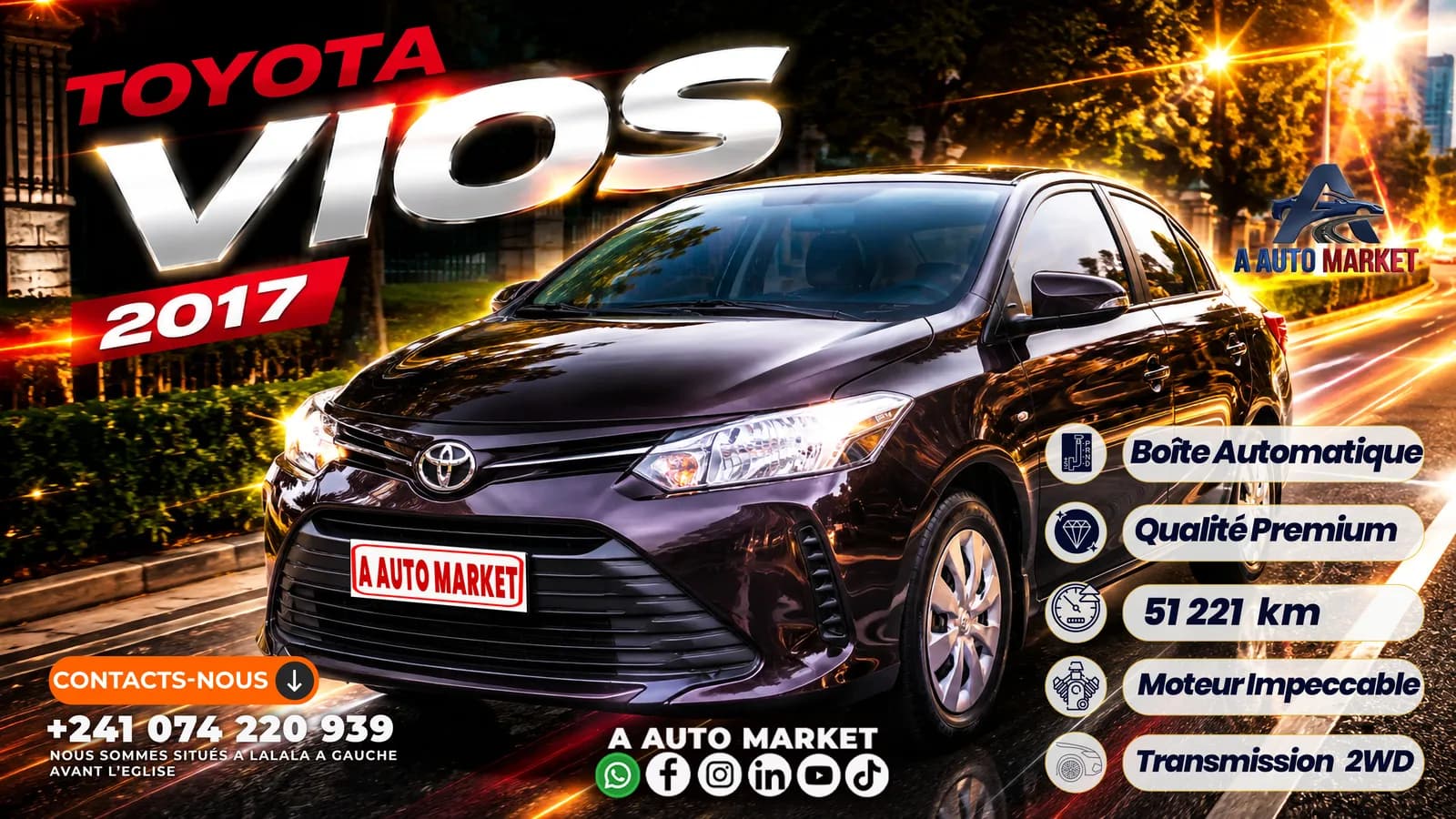 Toyota VIOS 2017 — photo 1